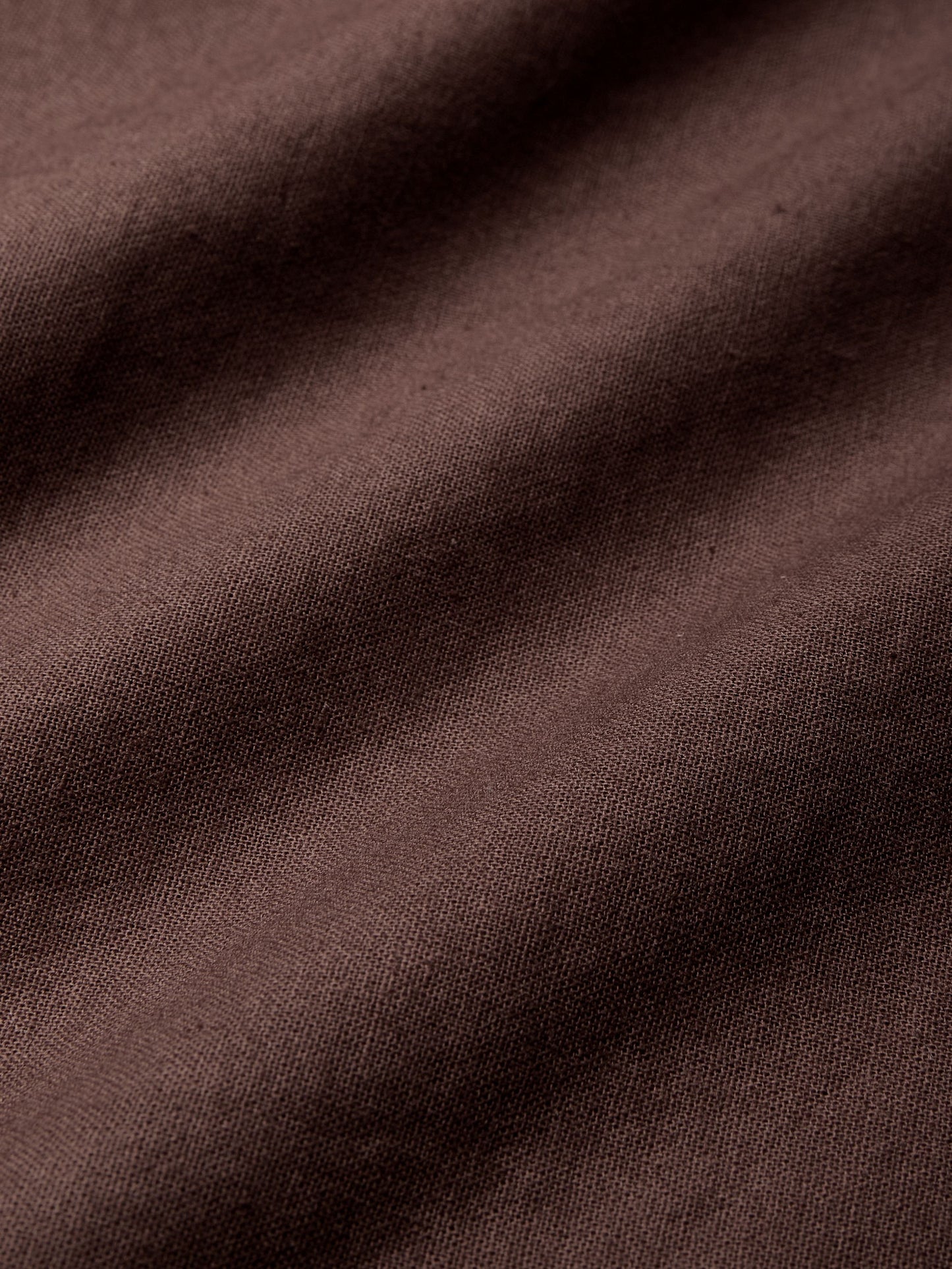 Robe longue en lin, manches courtes, col en dentelle, unie, vintage, BRUN CAMÉE
