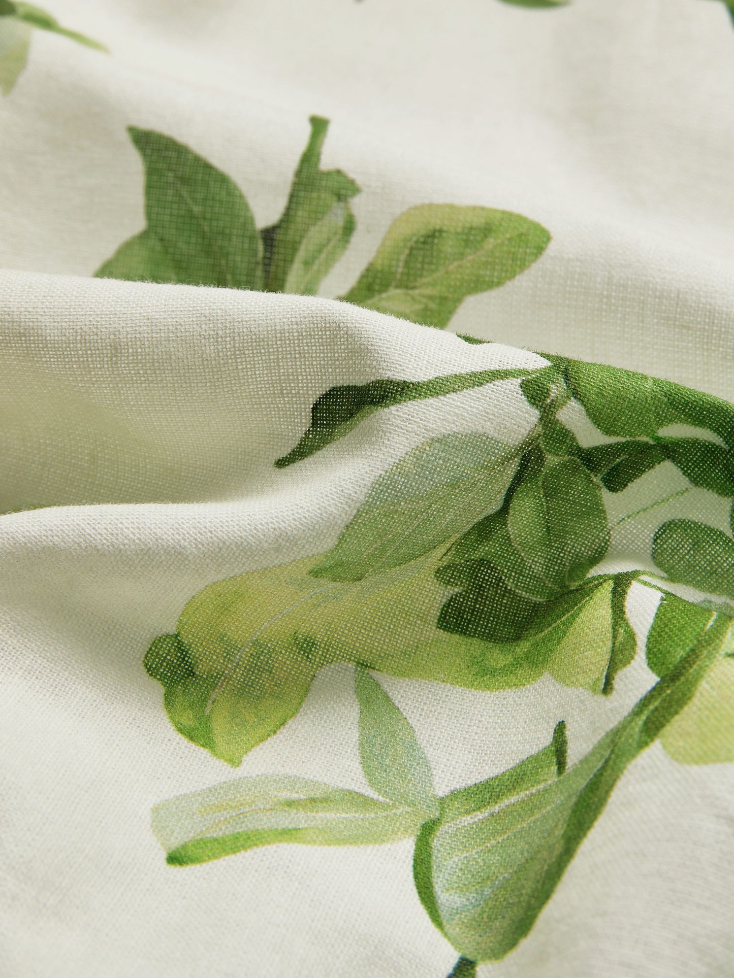 Robe longue en lin, manches courtes, col en V, motif floral, vintage, vert