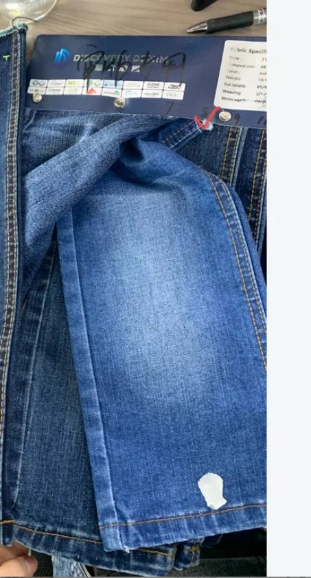 Wash Mid Waist Straight Leg Jeans