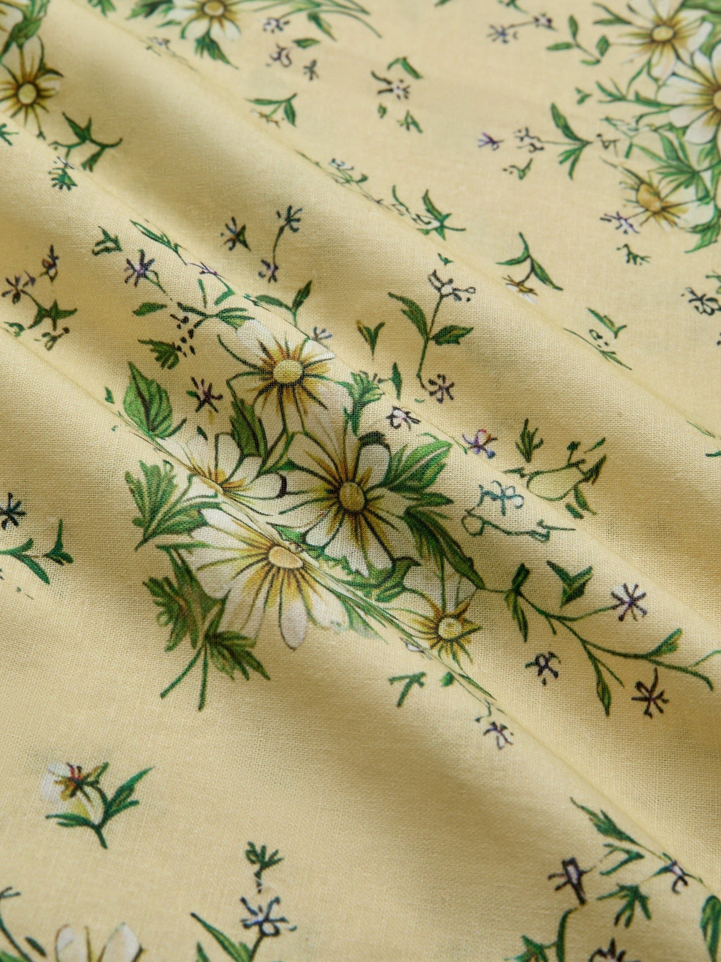 Robe longue en coton, sans manches, col en V, à fleurs, fleurs en 3D (détachables), vacances, vintage, jaune
