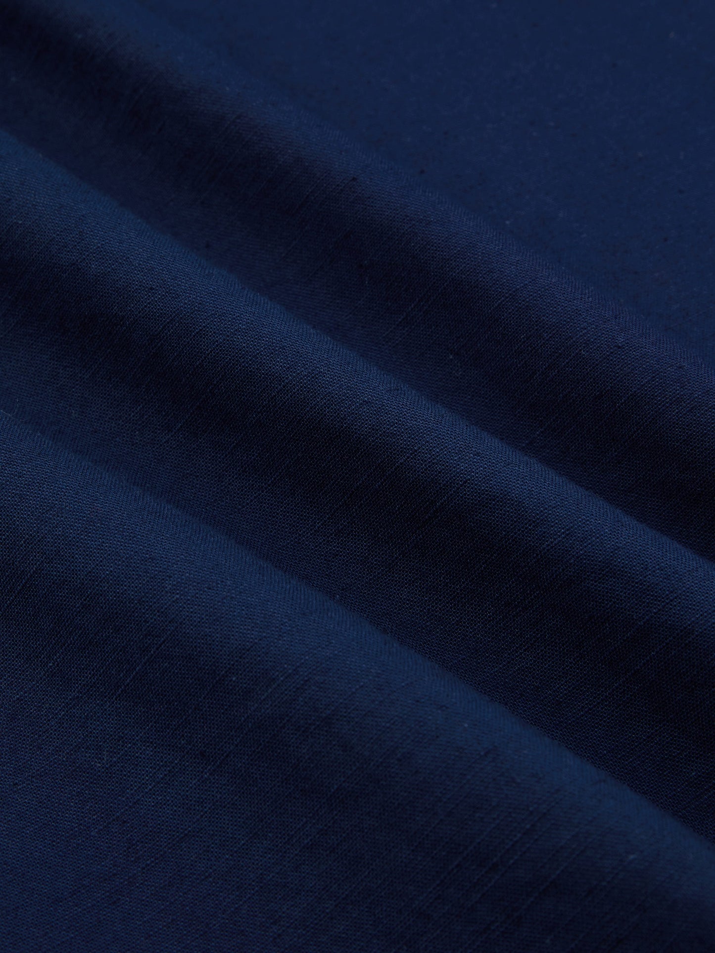 Robe longue en coton, manches longues, col montant, unie, ceinture, vintage français, violet bleu