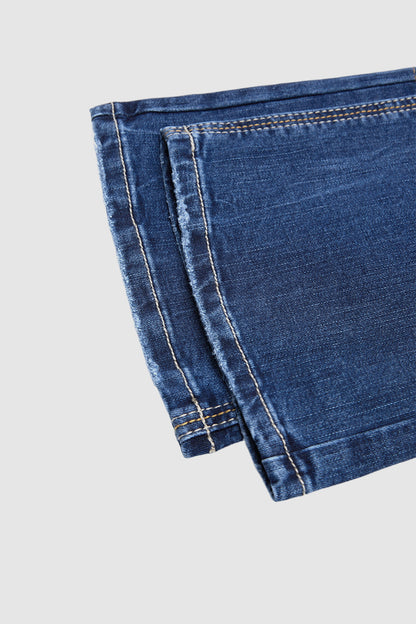 90s Vintage Slant Pocket Mid Waist Bootcut Jeans