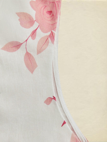Robe longue en coton, sans manches, à fleurs, ceinture décorative, vacances, vintage, rouge