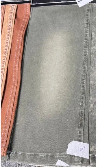 Stitch Detail Side Pocket Mid Waist Straight Leg Capri Pants Without Belt