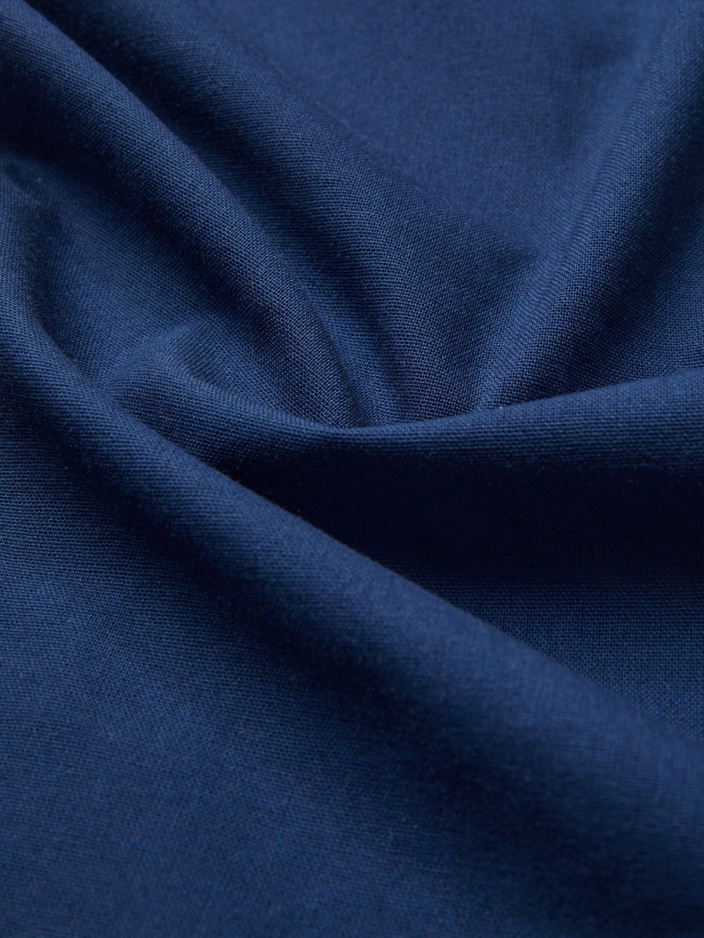 Robe midi en lin, manches courtes, col châle, unie, boutonnée, style vintage, bleu foncé