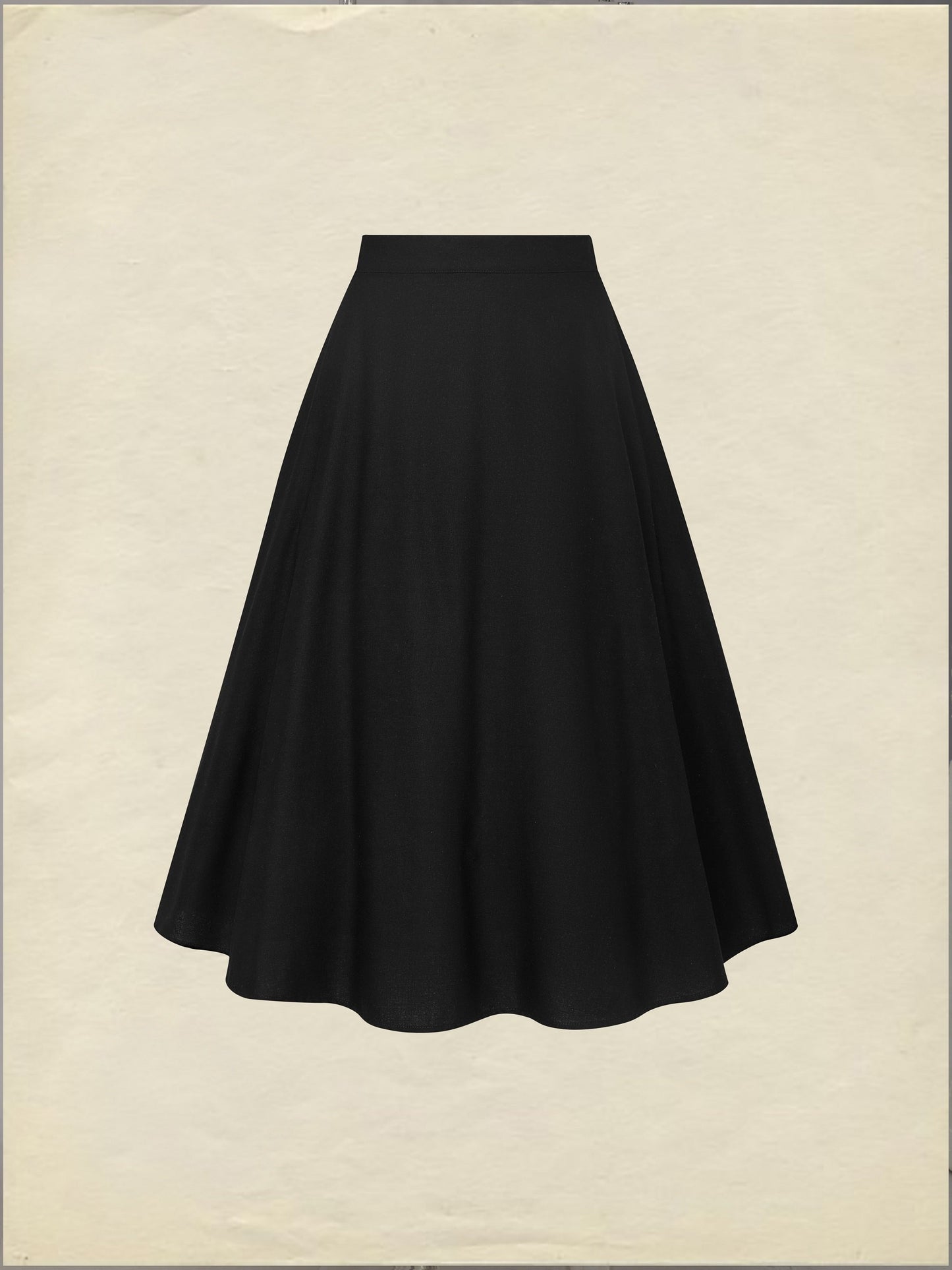 Ensemble jupe mi-longue en lin, manches longues, col à revers, uni, boutonnage, vintage, blanc