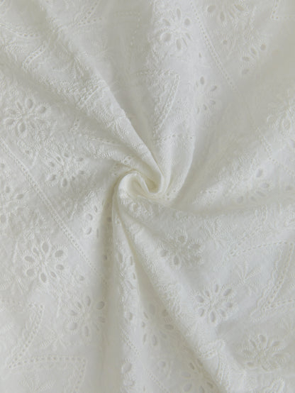 Robe longue en coton, sans manches, col en V, unie, dentelle, vintage, blanche