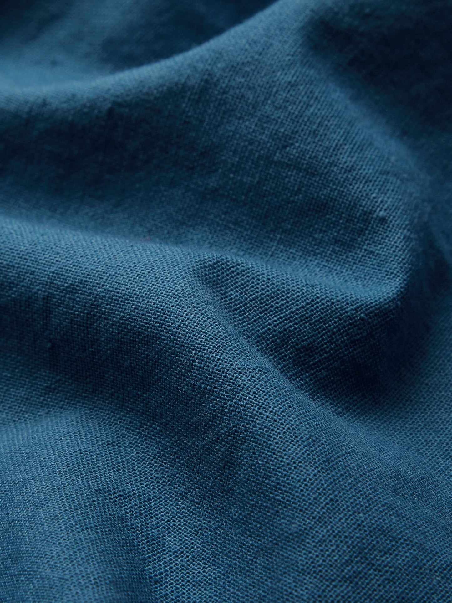 Robe longue en coton, manches longues, col en V, unie, boutonnée, vintage, bleu marine