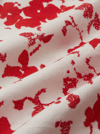 Ensemble robe longue en coton, manches mi-longues, col rond, fleuri, poches, vintage français, rose clair