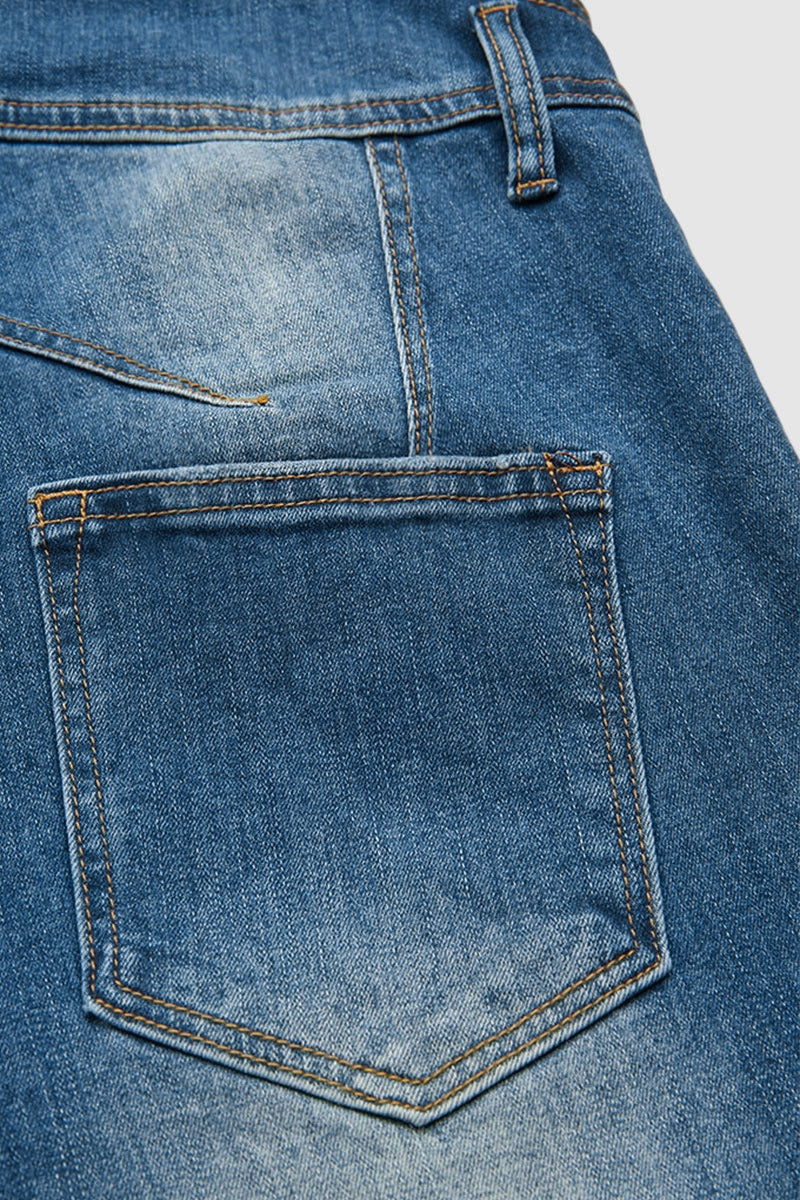 Wash Patch Pocket Barrel Overalls