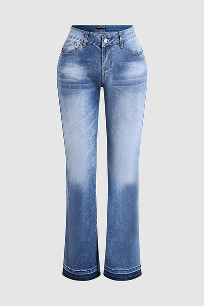 Low Waist Bootcut Jeans