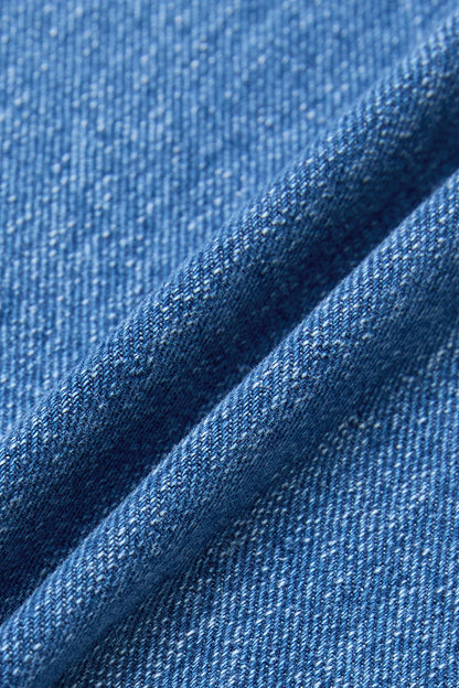 Wash Seam Front Mid Rise Straight Leg Jeans Without Belt