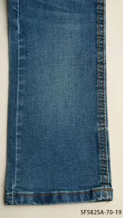 Button Tab Roll Hem Mid Waist Skinny Capri Jeans