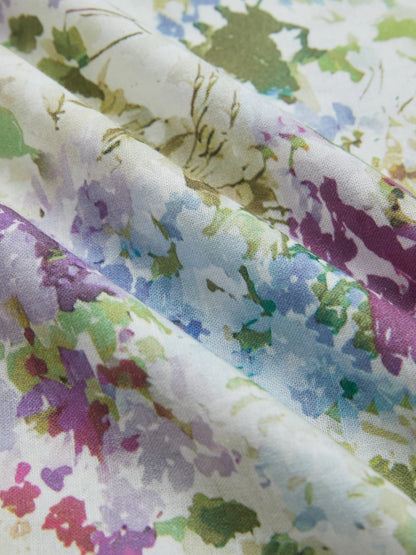 Robe longue en coton, sans manches, dos nu, motif floral, vacances, vintage, blanc