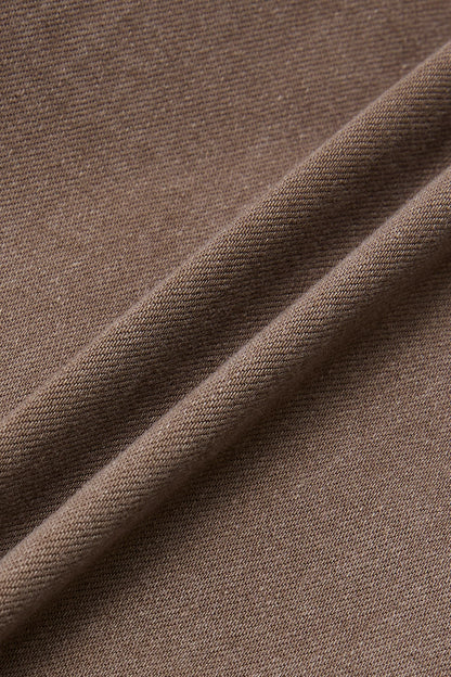 Flap Pocket Stitch Detail Mid Waist Flared Pants Without Belt