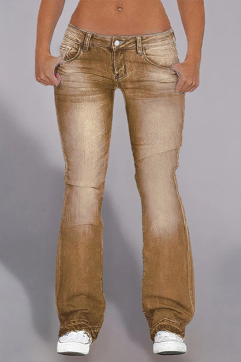 Low Waist Bootcut Jeans