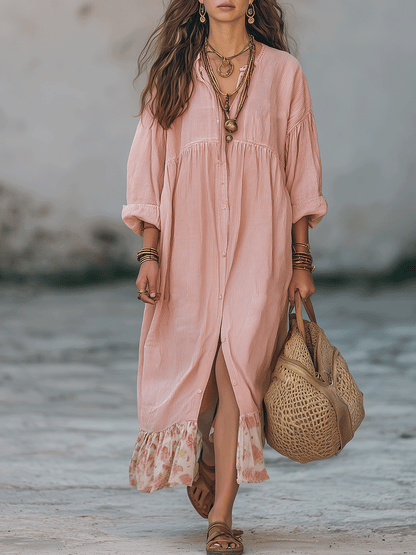 Robes longues fluides et romantiques au charme bohème décontracté