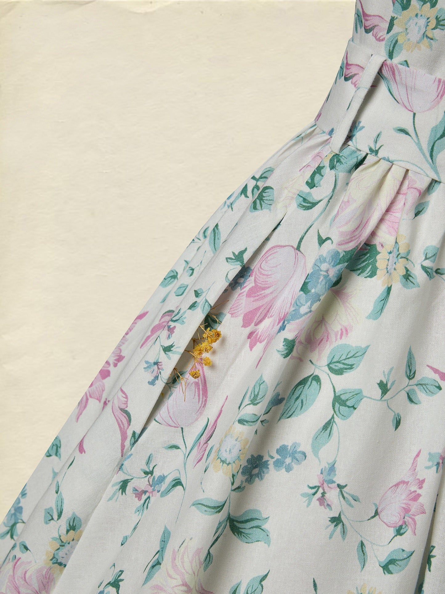 Robe longue en coton, sans manches, col en V, florale, en dentelle, vacances, vintage, abricot