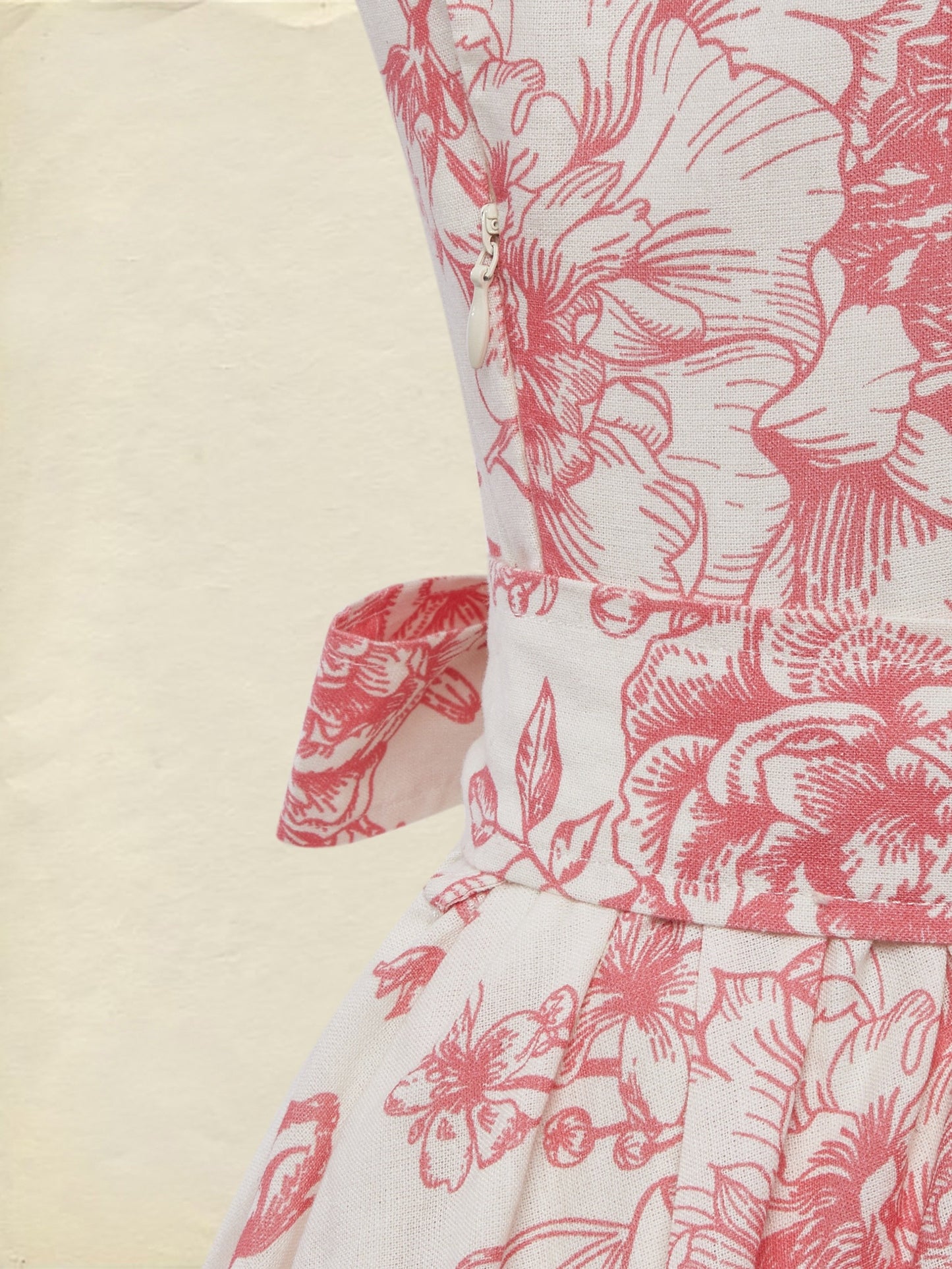 (TAILLE:TP-TTG) Robe longue en lin, Manches courtes, Col montant, Fleuri, Dentelle, Vintage, Bleu