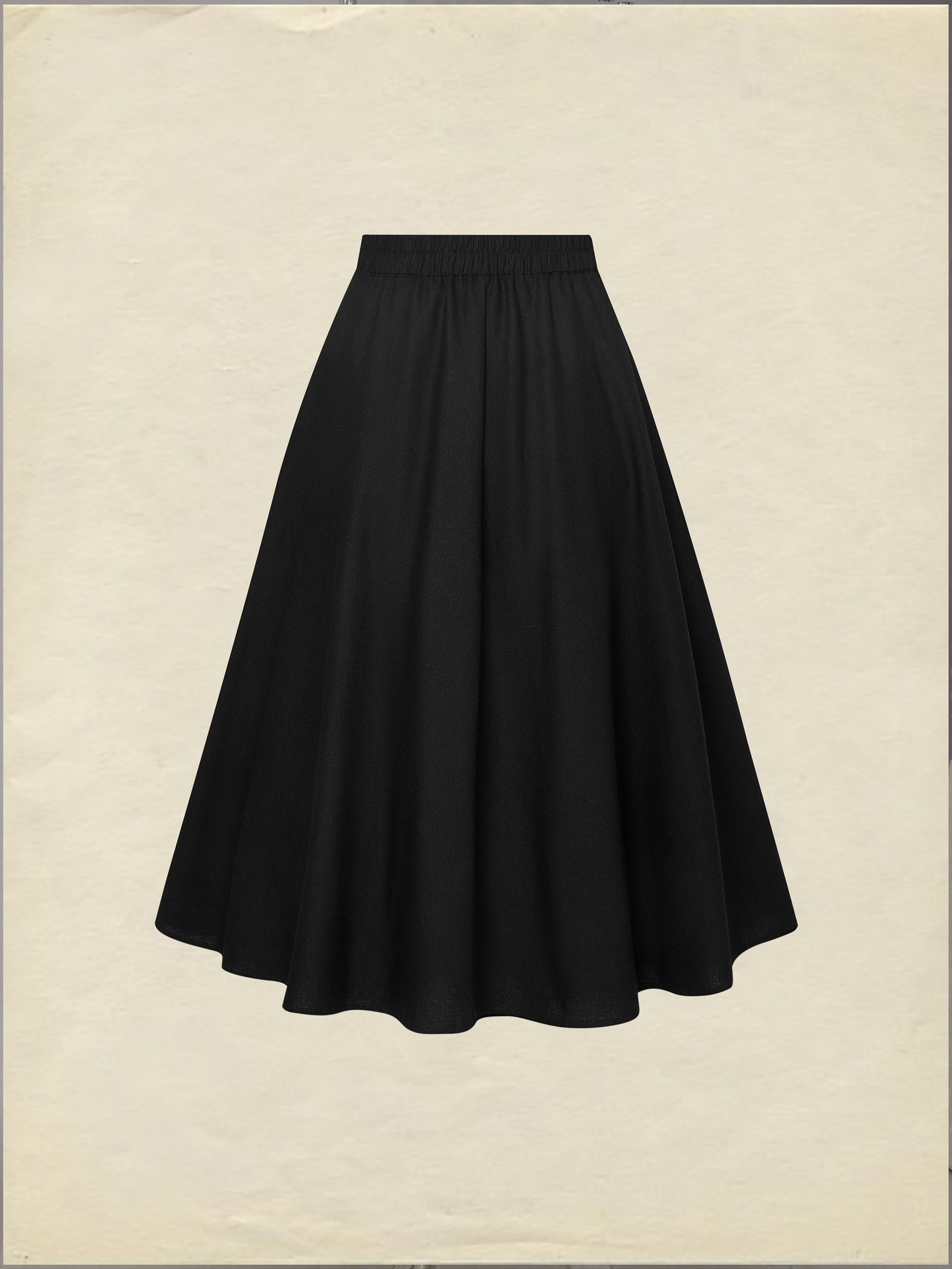 Ensemble jupe mi-longue en lin, manches longues, col à revers, uni, boutonnage, vintage, blanc