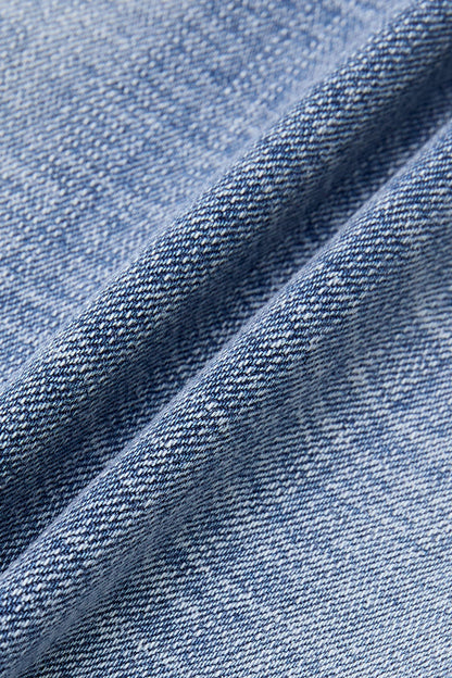Wash Ripped Mid Rise Bootcut Jeans