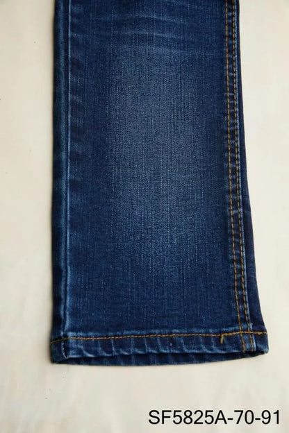 Patch Pocket Button Hem Belted Elastic Waistband Mid Rise Straight Leg Crop Jeans
