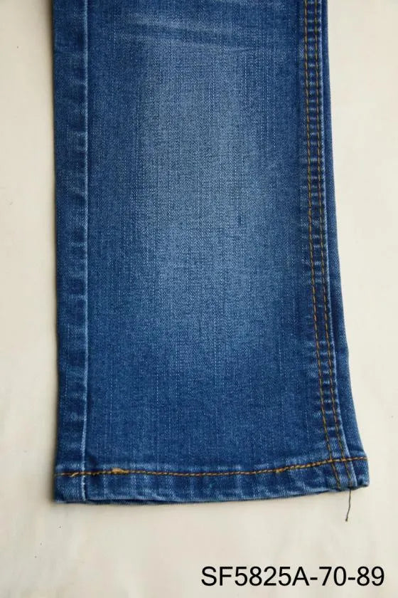 Patch Pocket Button Hem Belted Elastic Waistband Mid Rise Straight Leg Crop Jeans