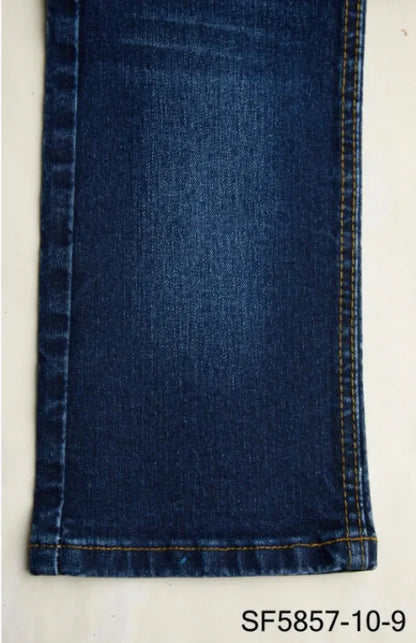 Wash Seam Front Mid Rise Straight Leg Jeans Without Belt