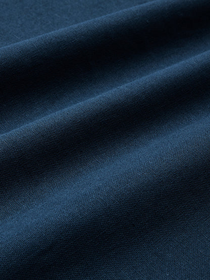 Robe longue en lin, manches courtes, col en V, unie, dentelle, vintage, bleue