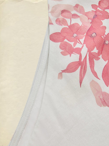 Robe longue en coton, sans manches, à fleurs, ceinture décorative, vacances, vintage, rouge